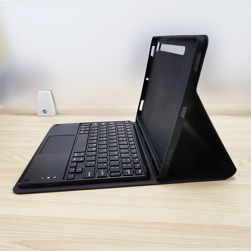 For Samsung Galaxy TAB S9 FE 10.9 X510 X516B tablet case blue tooth keyboard built in magnetic touch pad built in touch pad