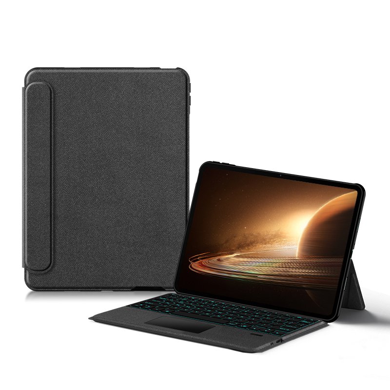 for OnePlus Pad 11.61" bulit-in trackpad detachable 7RGB wireless BT keyboard folio