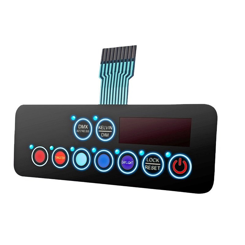 High Quality Custom Capacitive Touch Film Reasonable Price OEM FPC Membrane Keypad IP68 Switch Panel Home Appliance Applications