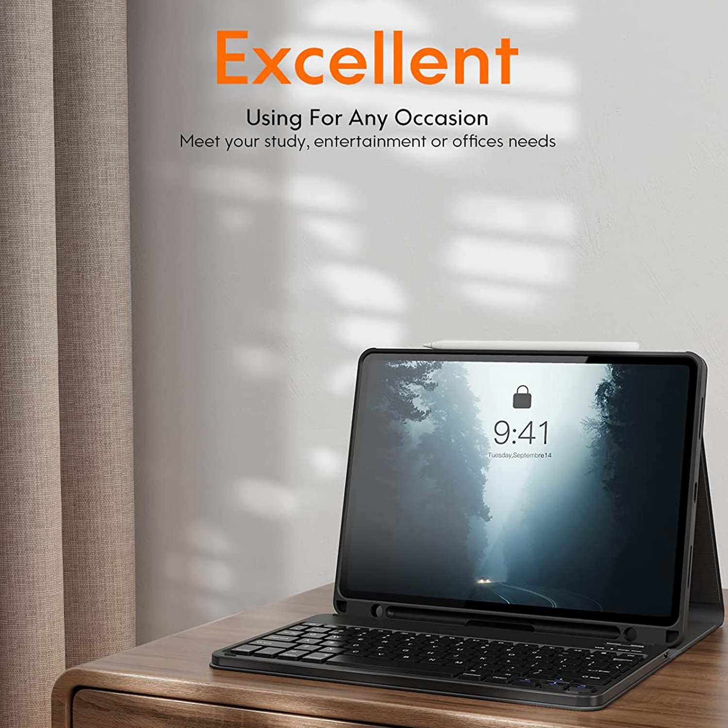 Custom 60% Copy Paste Mini Magic Ergonomic Shockproof Spanish BT Wireless Case Keyboard For iPad Pro