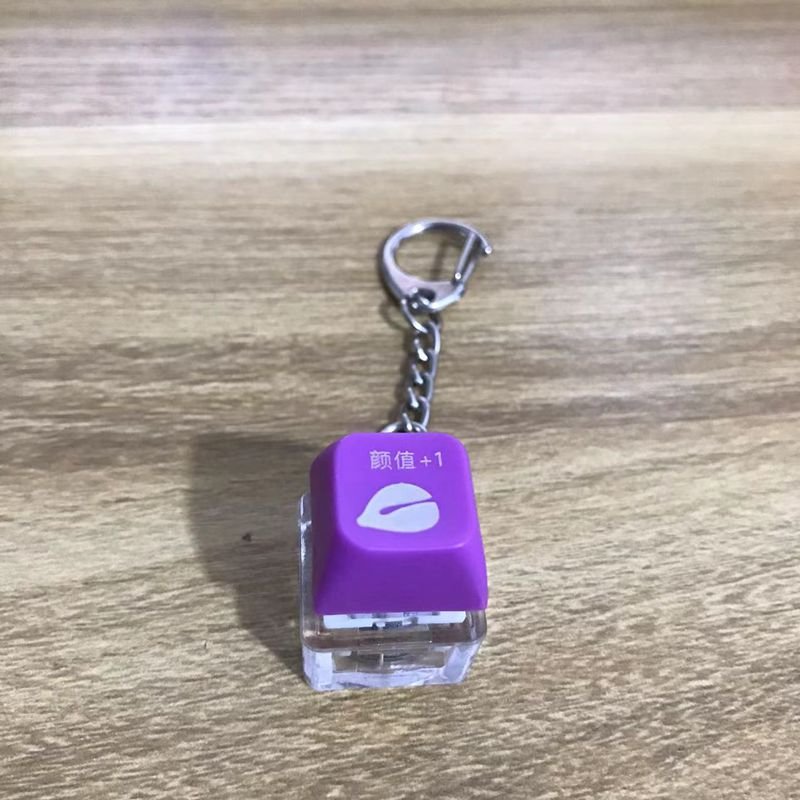 Keychain Switch Tester Keyboard Gateron Colors Razer Cherry Profile Transparent Keycap keychain custom logo printing