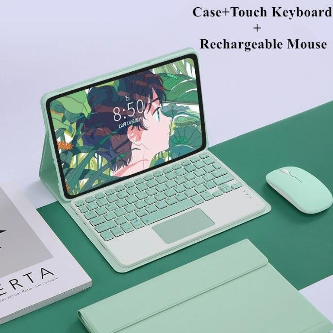 New Stand Holder Protective Stand Cover Shell Funda bt wireless Keyboard Case For Lenovo Tab m10plus tb125fu 10.61inch 3rd gen