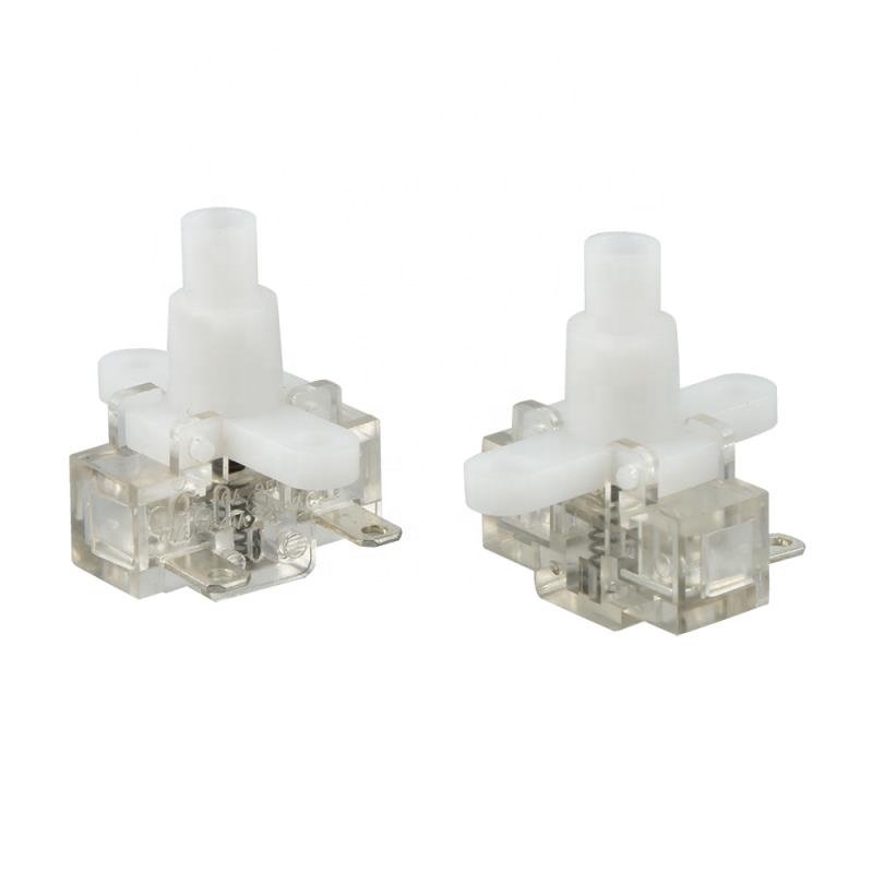 Dpdt Push Button switch Self Latching Locking 6 Pin Dip Pcb Mount 8x8mm