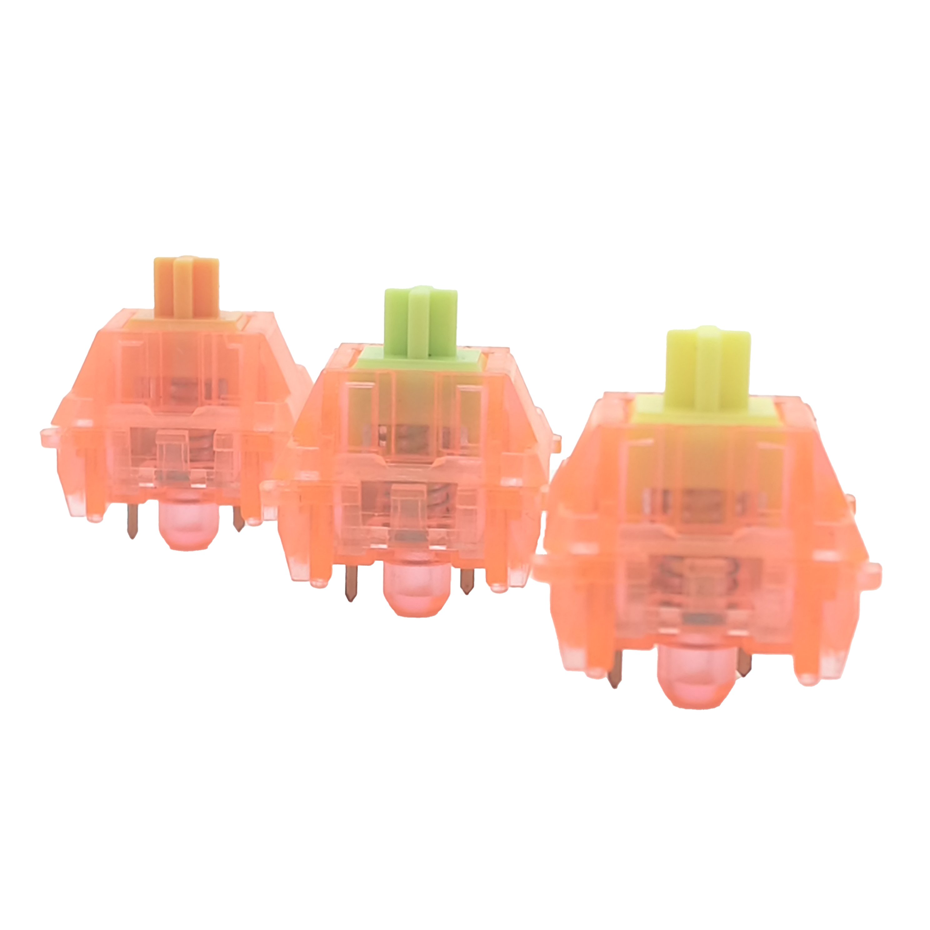 TECSEE Free Samples White Lavender Purple Mechanical Keyboard Switch Brown White Blue Red Yellow Switches