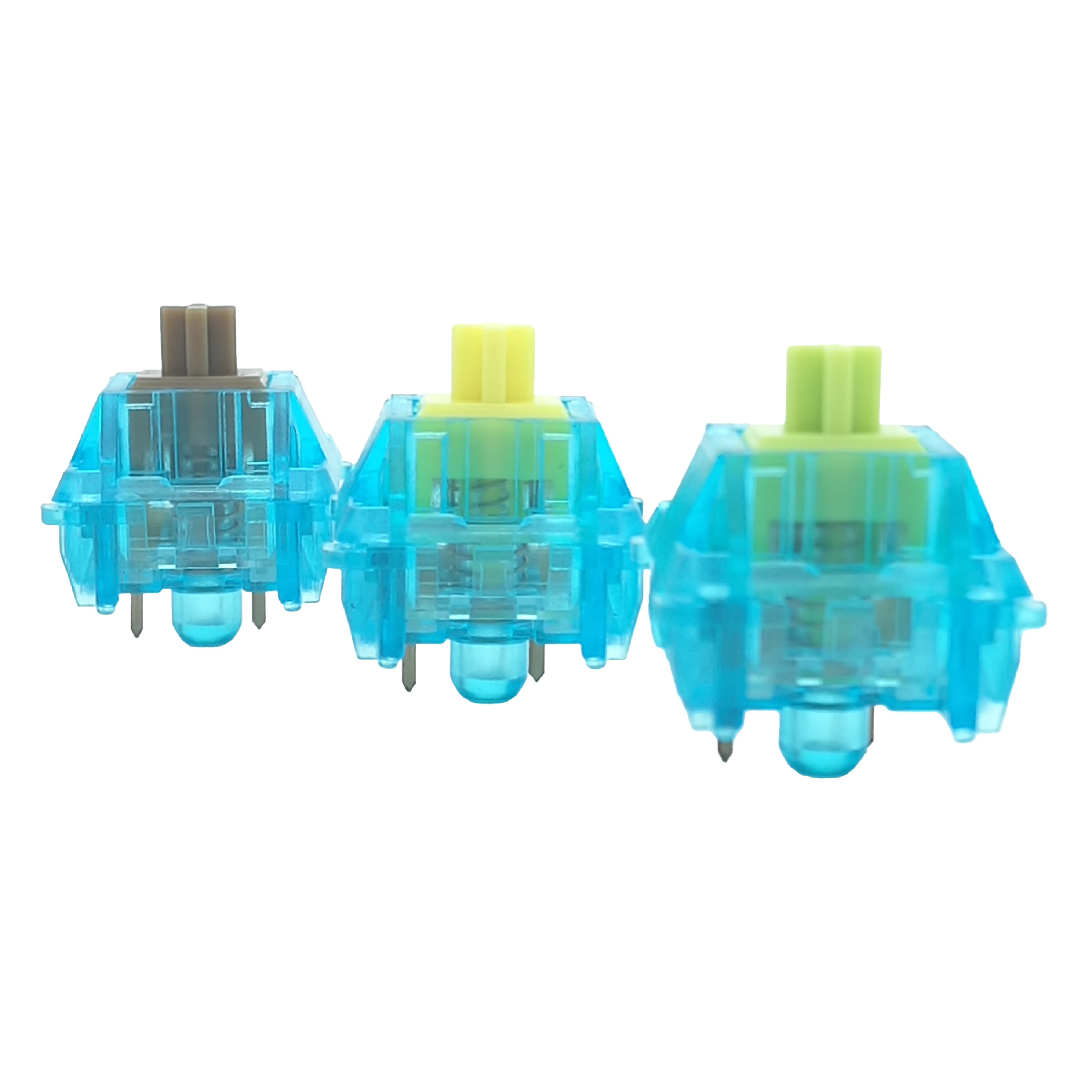 TECSEE Free Samples White Lavender Purple Mechanical Keyboard Switch Brown White Blue Red Yellow Switches