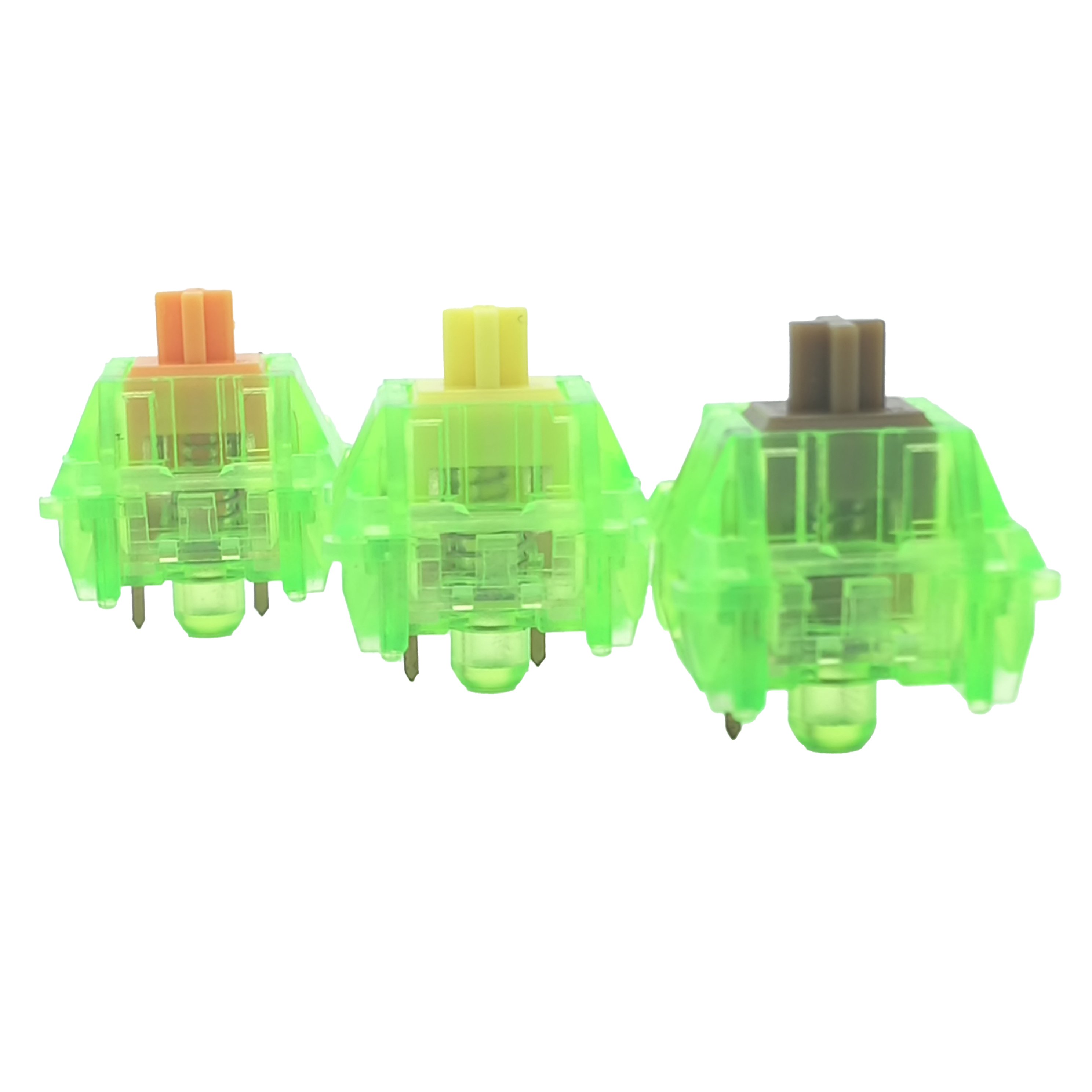 TECSEE Free Samples White Lavender Purple Mechanical Keyboard Switch Brown White Blue Red Yellow Switches