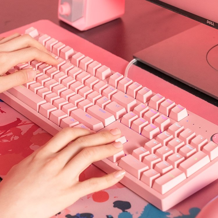 Kb868Cm Havit Pink 4Pcs Mouse Y Teclados Gamer Gaming Kit 4 In 1 Backlit Rgb Headphone Keyboard And Mouse Combo Gaming