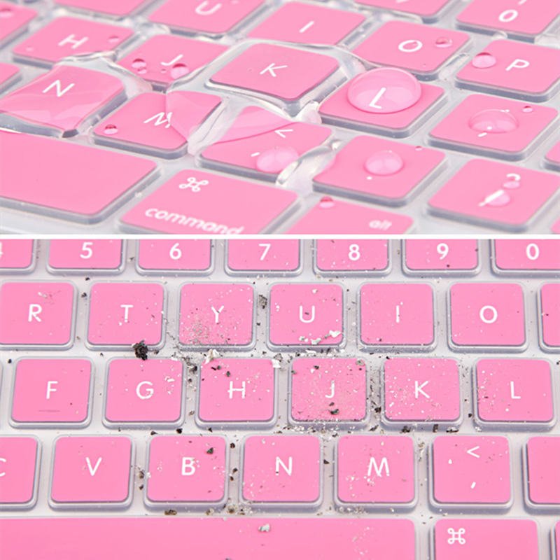 EU Version Silicone Keyboard Cover For Macbook Air 13.6 inch 13 15 16 inches For Macbook Pro 14 inch Keyboard Cover Spanish