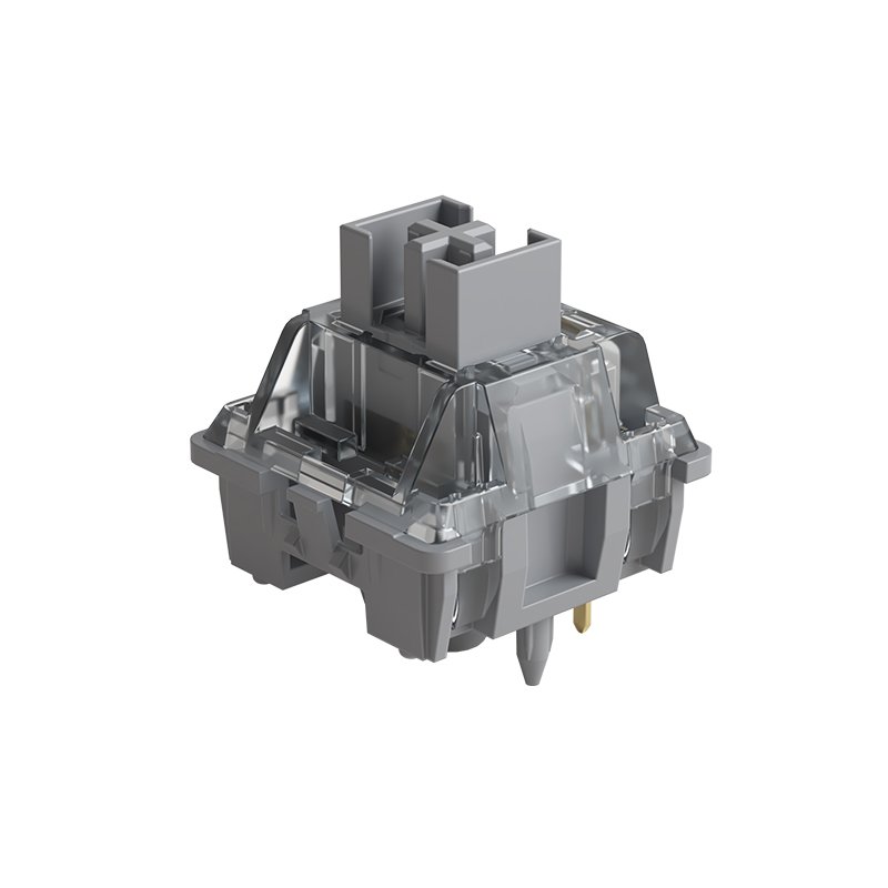 Akko Linear Tactile V3 Switch Crystal Piano Silver Switches 45pcs/Box Gaming Keyboard DIY Switch