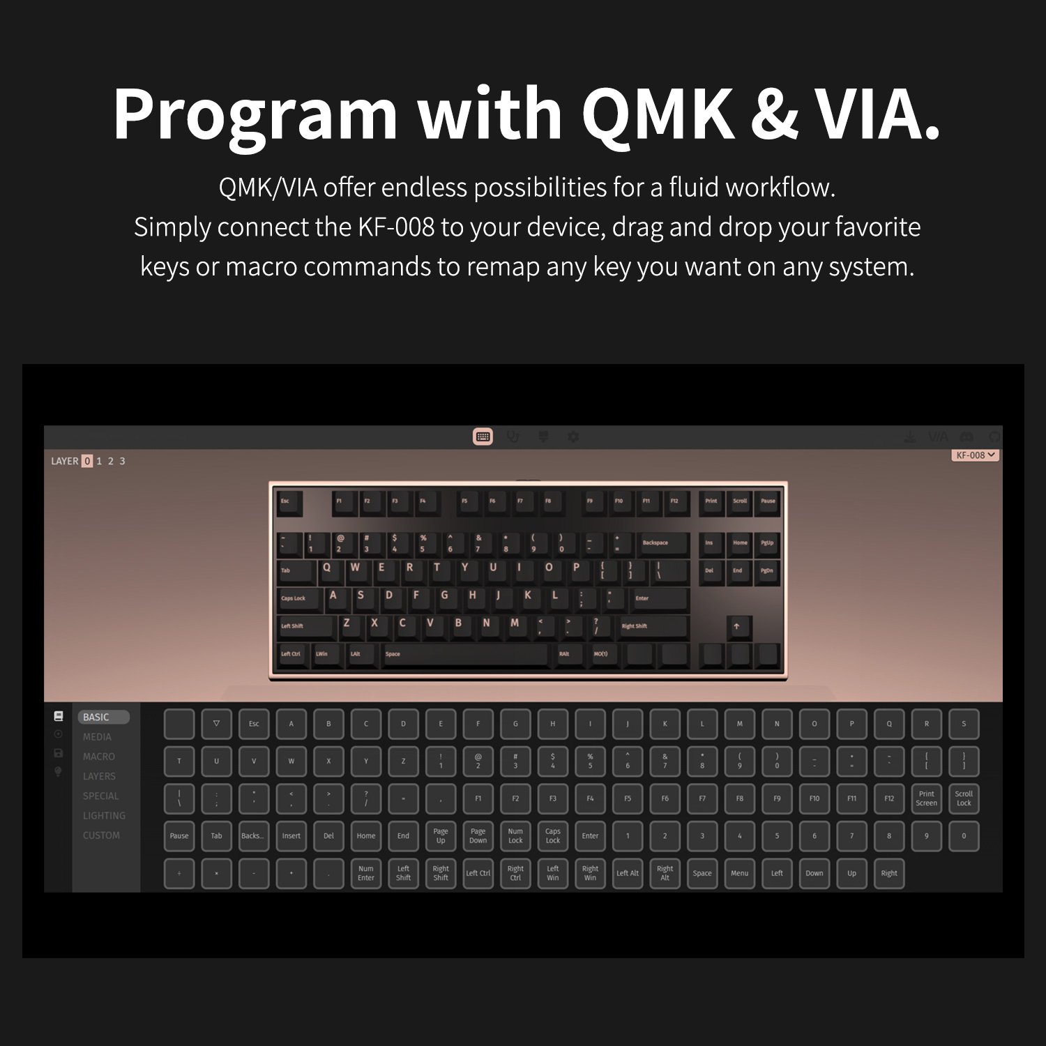 Wireless Gaming Mechanical keyboard Custom Brown Switch 80 Percent TKL Style 2.4G BT Wired Full RGB Tri Modes Metal Case for PC