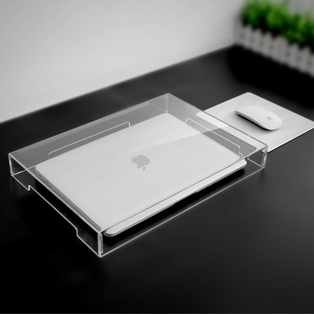 Portable Transparent Acrylic Laptop Dust Cover Mouse Cover Keyboard Cover