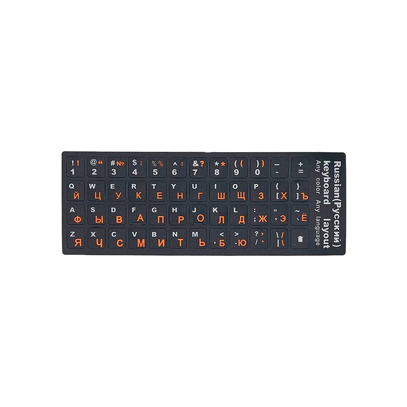 Muti Keyboard cover PVC Italian arabic hebrew japanese anime english hindi keyboard stickers different language for asus laptops