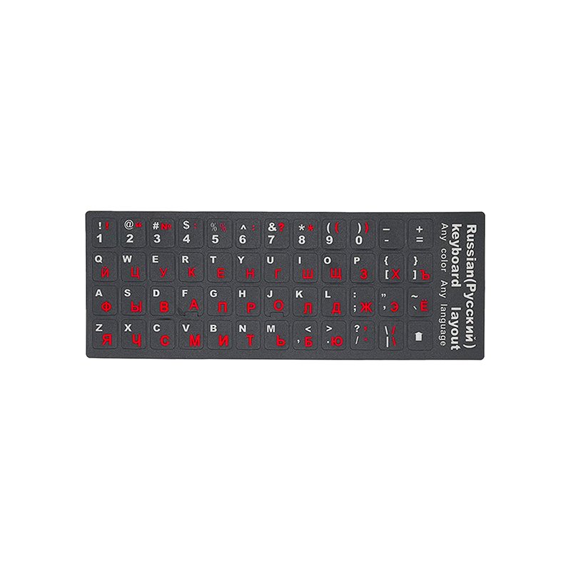 Muti Keyboard cover PVC Italian arabic hebrew japanese anime english hindi keyboard stickers different language for asus laptops