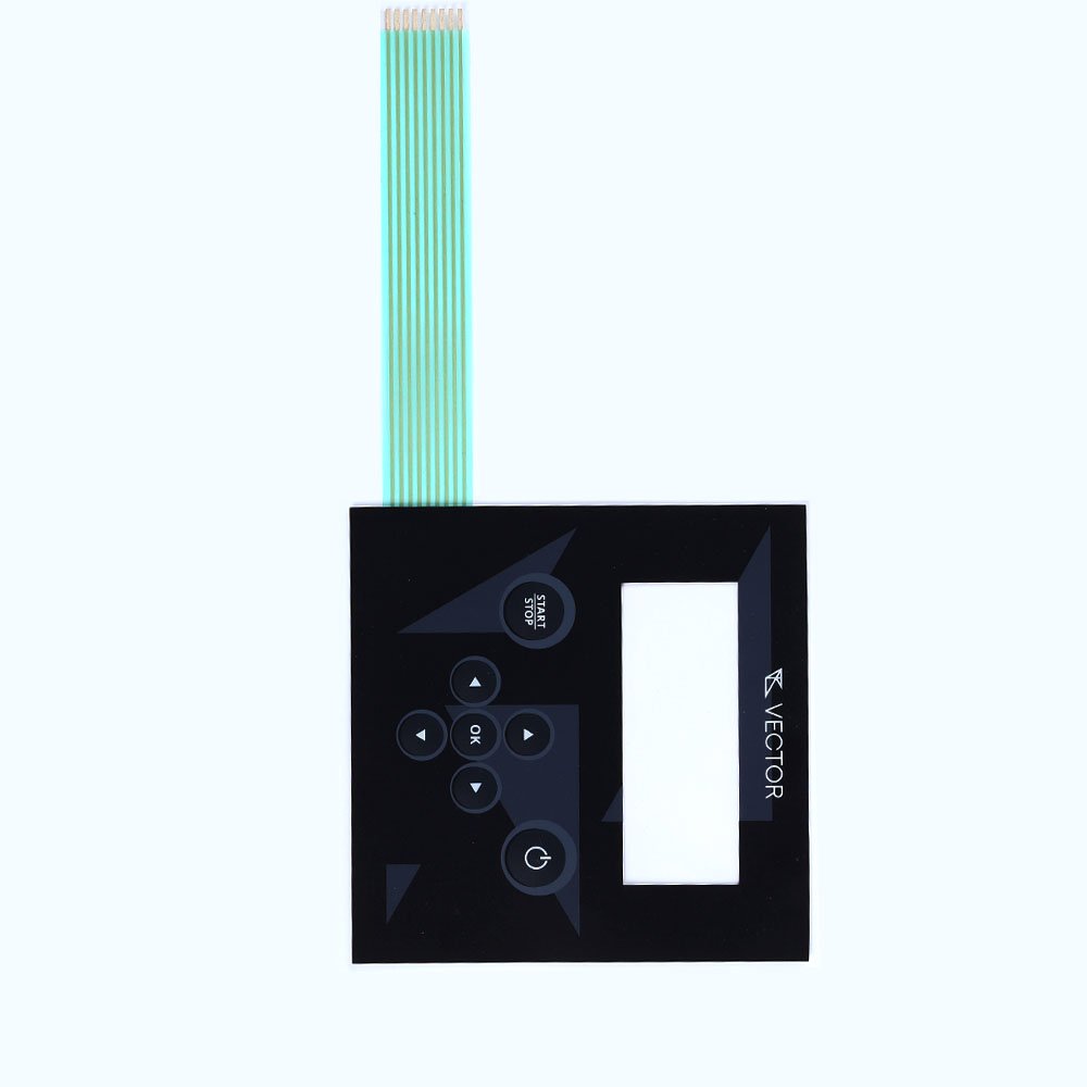 Custom Technology Good Price Graphic Overlay Membrane Keypad Keyboard Button Membrane Panel Membrane Switch