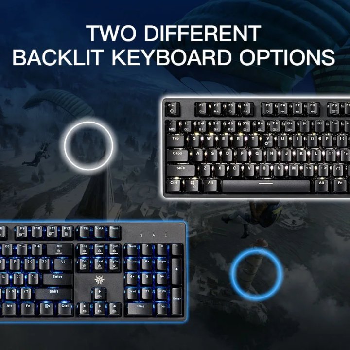 104 Key ABS Keycap RGB Backlit Ergonomic USB Wired Hot Swappable RED White Brown Switch Mechanical Gaming Keyboard For Desktop