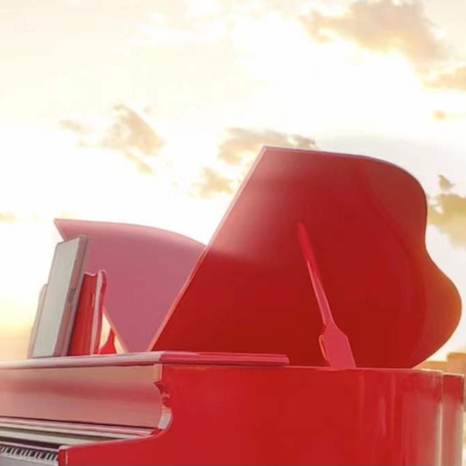 piano gift red baby grand piano wing grand piano cover