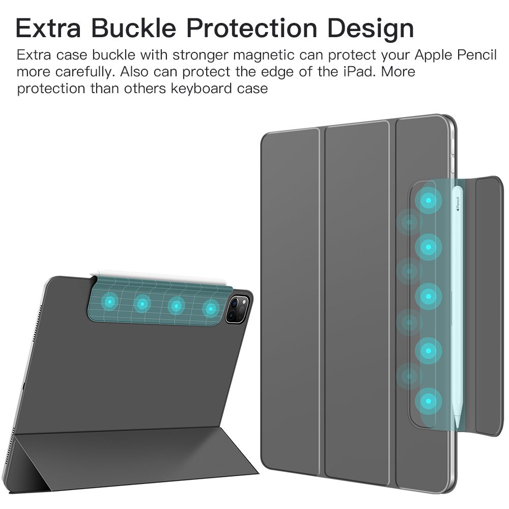 Unique Design Tri-Fold Shockproof Smart Tablet Covers For iPad Mini6 Pro 11 M2 2024 Air 4/5 10.9 10.2/10.5 inch Case