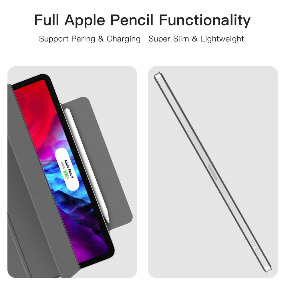 Unique Design Tri-Fold Shockproof Smart Tablet Covers For iPad Mini6 Pro 11 M2 2024 Air 4/5 10.9 10.2/10.5 inch Case