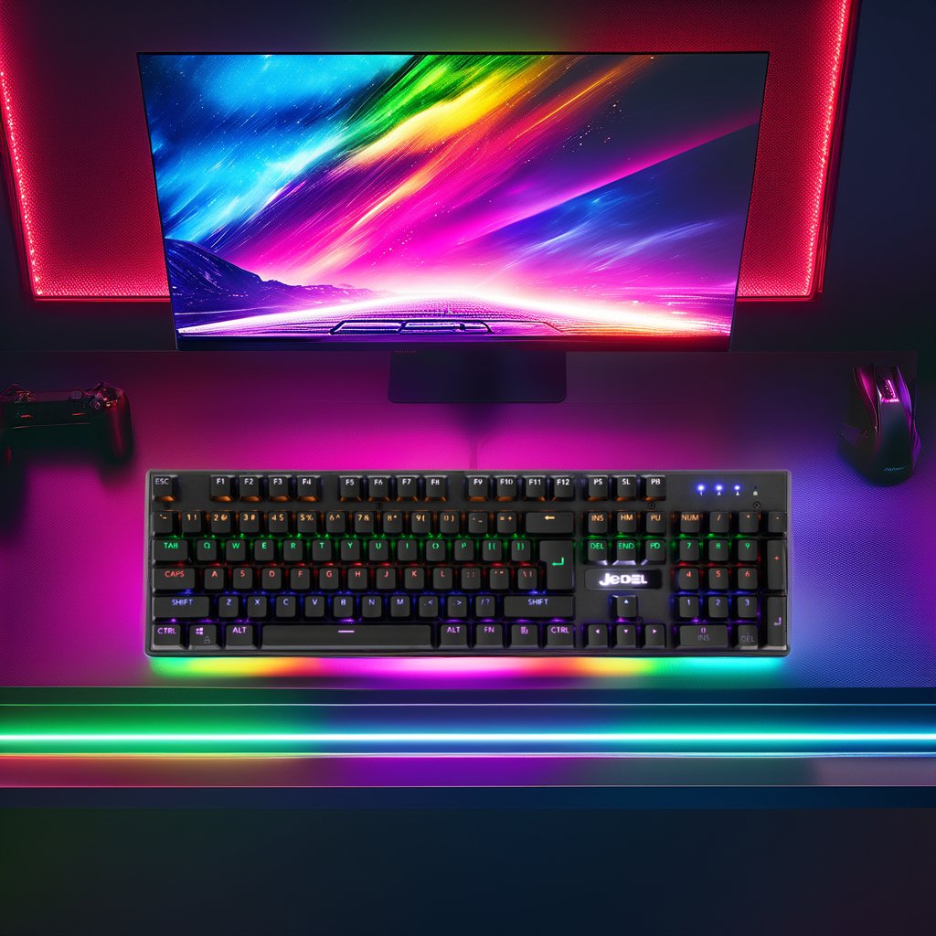 Red/Blue Switch Gamer Professional Mechan Keyboard 86 Keys RGB Backlit Custom Keyboard Gaming Mechanical Rgb Keyboard