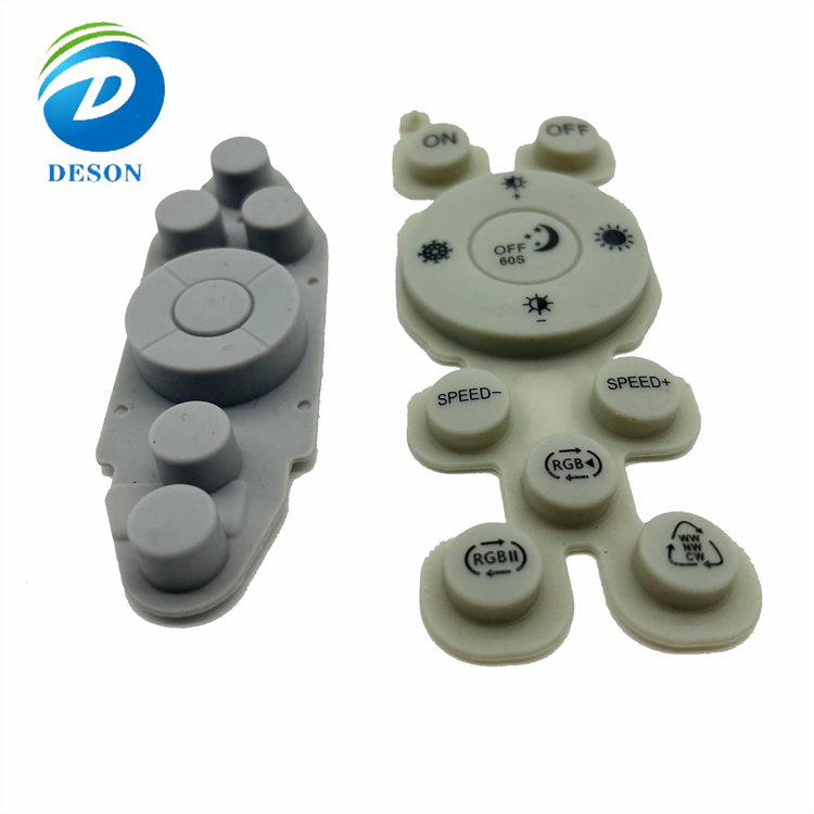 Deson graphic overlay keypad aminate overlay paper led back light membrane button switch logo sticker custom keycap covers