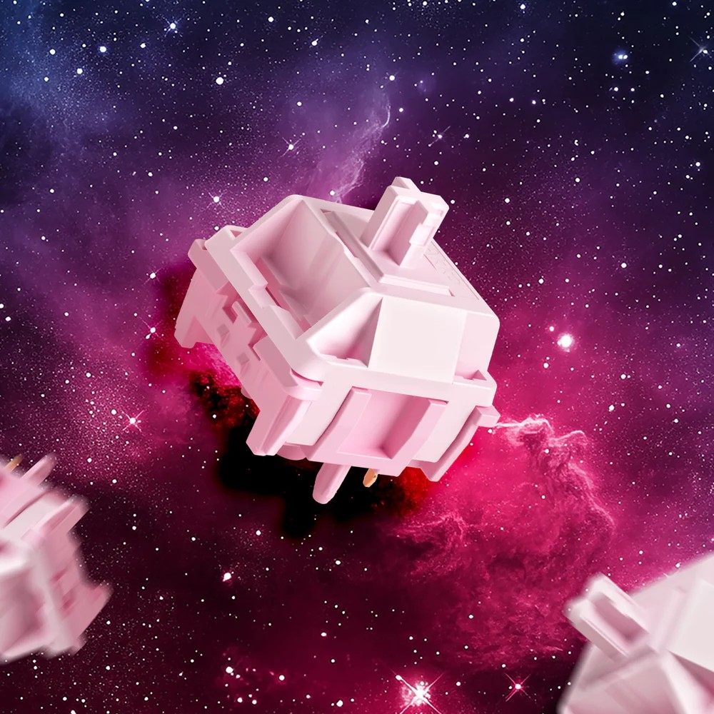 Akko Stellar Rose Switch Cherry MX Switches 5pin Low Operating Force Linear Mechanical Key Switches