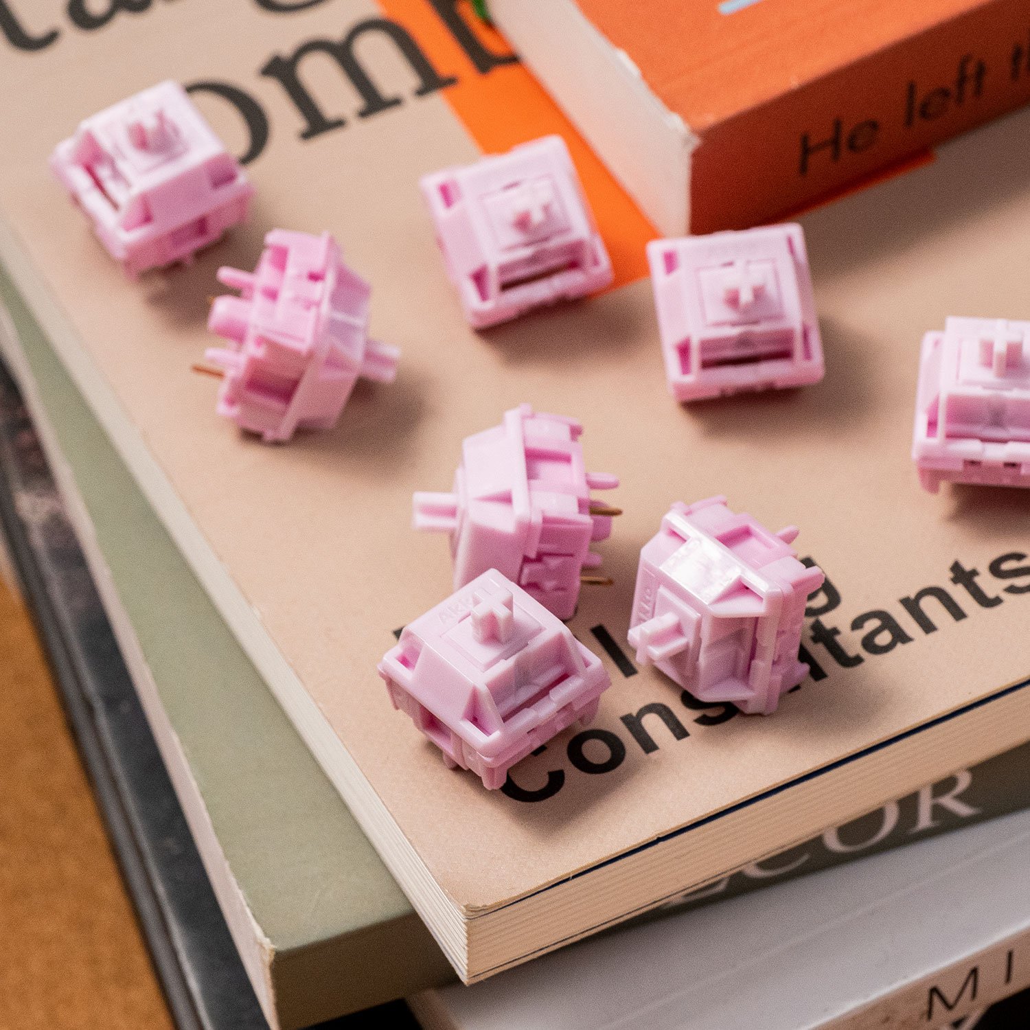 Akko Stellar Rose Switch Cherry MX Switches 5pin Low Operating Force Linear Mechanical Key Switches