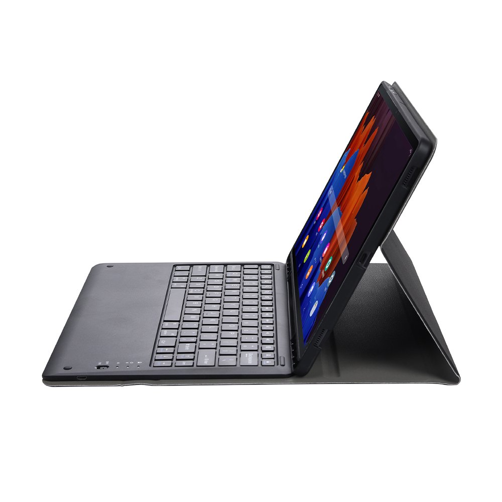 Tablet Cover Magnetic Detachable Keyboard Case Pu Leather Tablet Cover For Samsung Galaxy Tab S7 Fe 12.4 Inch T730 T736 2021