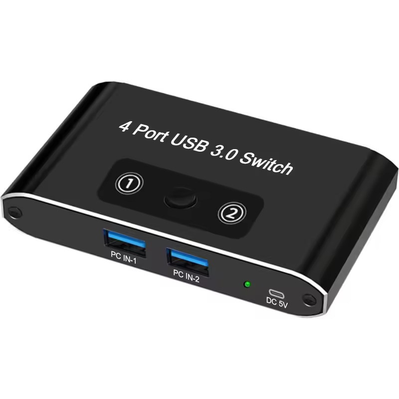 HDMI USB3.0 Audio Video converter switch for Computer Monitoring - USB 4-in-1 Out, Keyboard Mouse Sharing Laptop PC