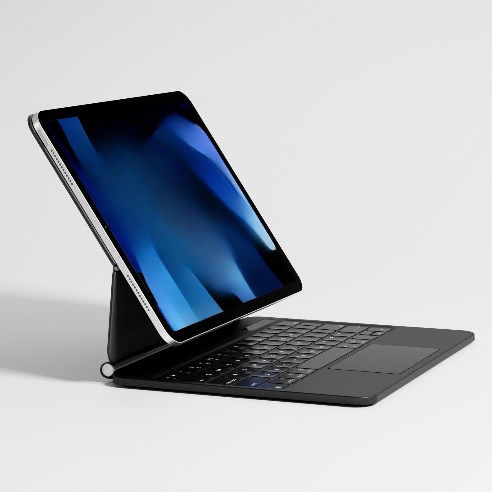 Tablet Cover With Keyboard For IPad 12.9 13 Case Skin-Touch Flexible Degree Rotation Magic Bluetooth Myj6142 Laudtec