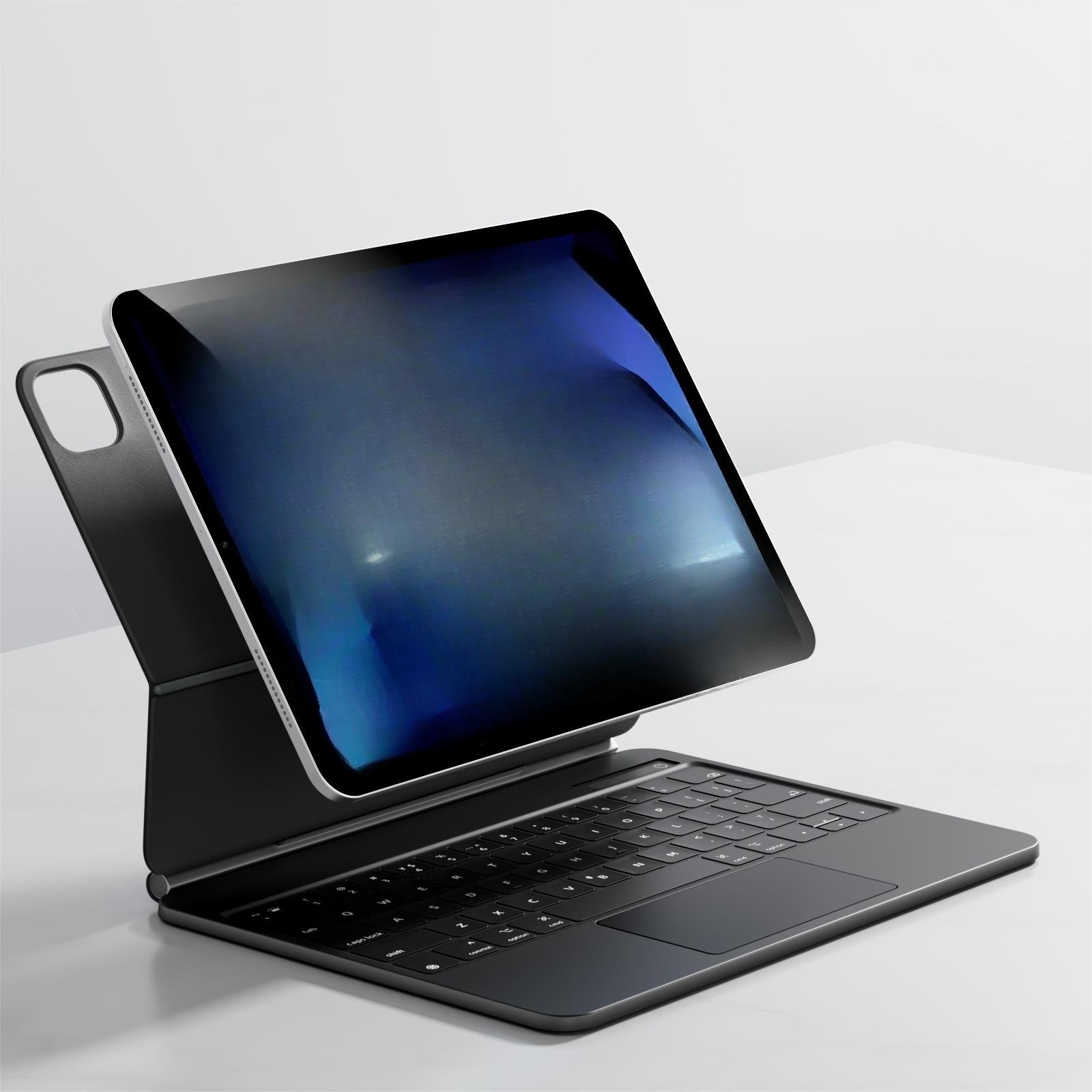 Tablet Cover With Keyboard For IPad 12.9 13 Case Skin-Touch Flexible Degree Rotation Magic Bluetooth Myj6142 Laudtec