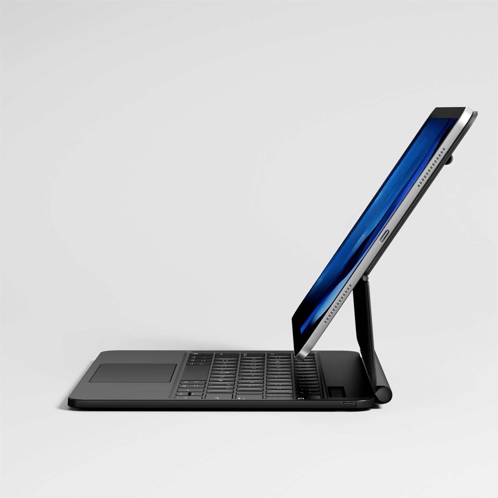 Tablet Cover With Keyboard For IPad 12.9 13 Case Skin-Touch Flexible Degree Rotation Magic Bluetooth Myj6142 Laudtec