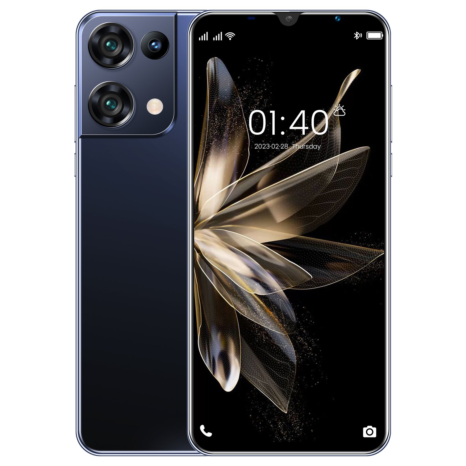 HSDF-Rino9 16GB+512GB phones mobile 5G android12 MEMORY 5.5 inch HD Screen Dual SIM Deca Core mobile phone