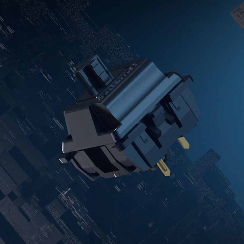 GATERON 2022 new Oil King switch Linear 55g force customized DIY 5pin Smooth mechanical keyboard switch