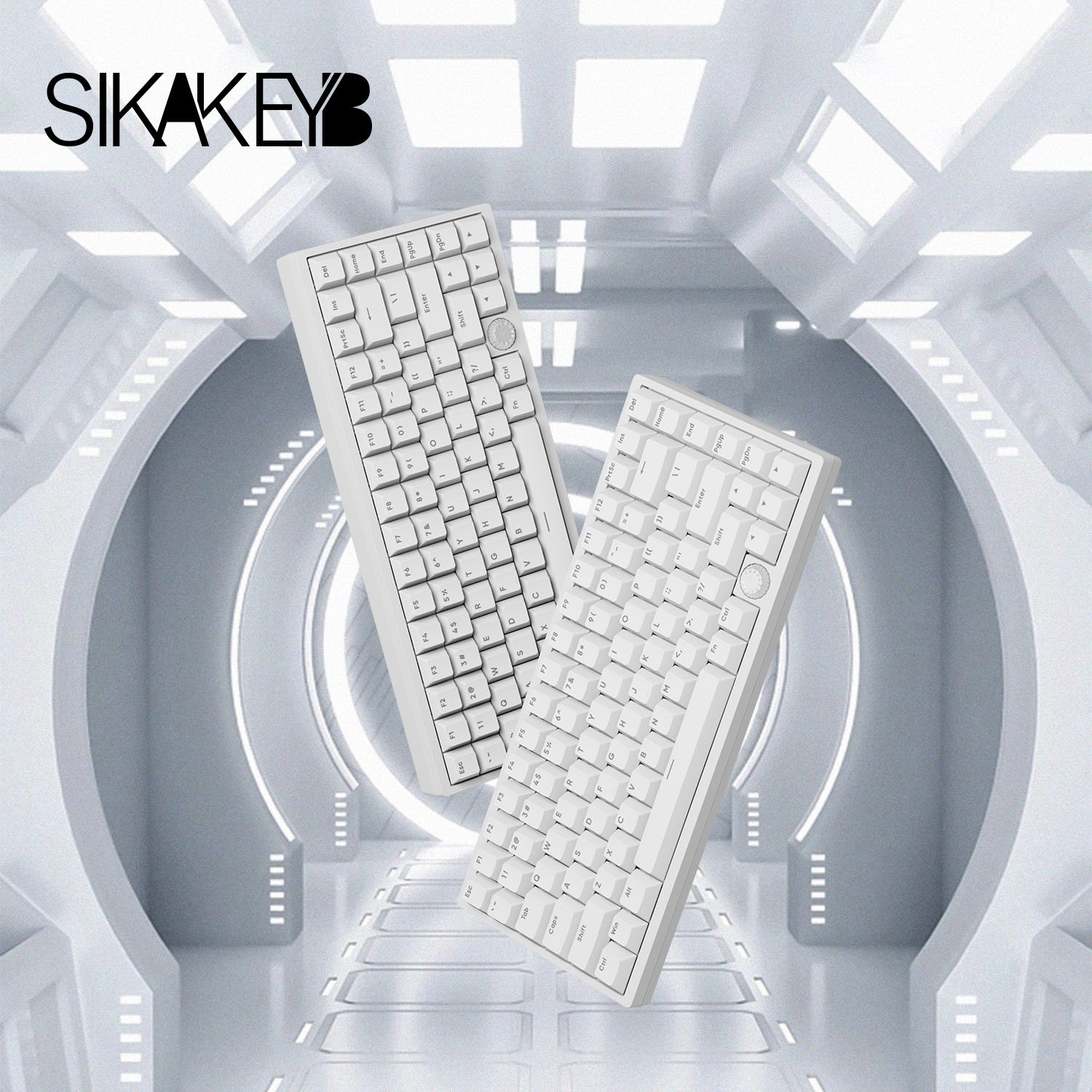 SIKAKEYB Castle Ck75 Us RGB Backlight Esports Office Gaming Keyboard Magnetic Switch Keyboard