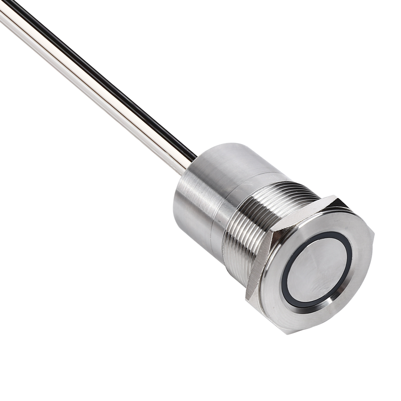 IP68 IP69K Waterproof 22mm Panel Mount Metal Ring Illuminated Capacitive Touch Switch