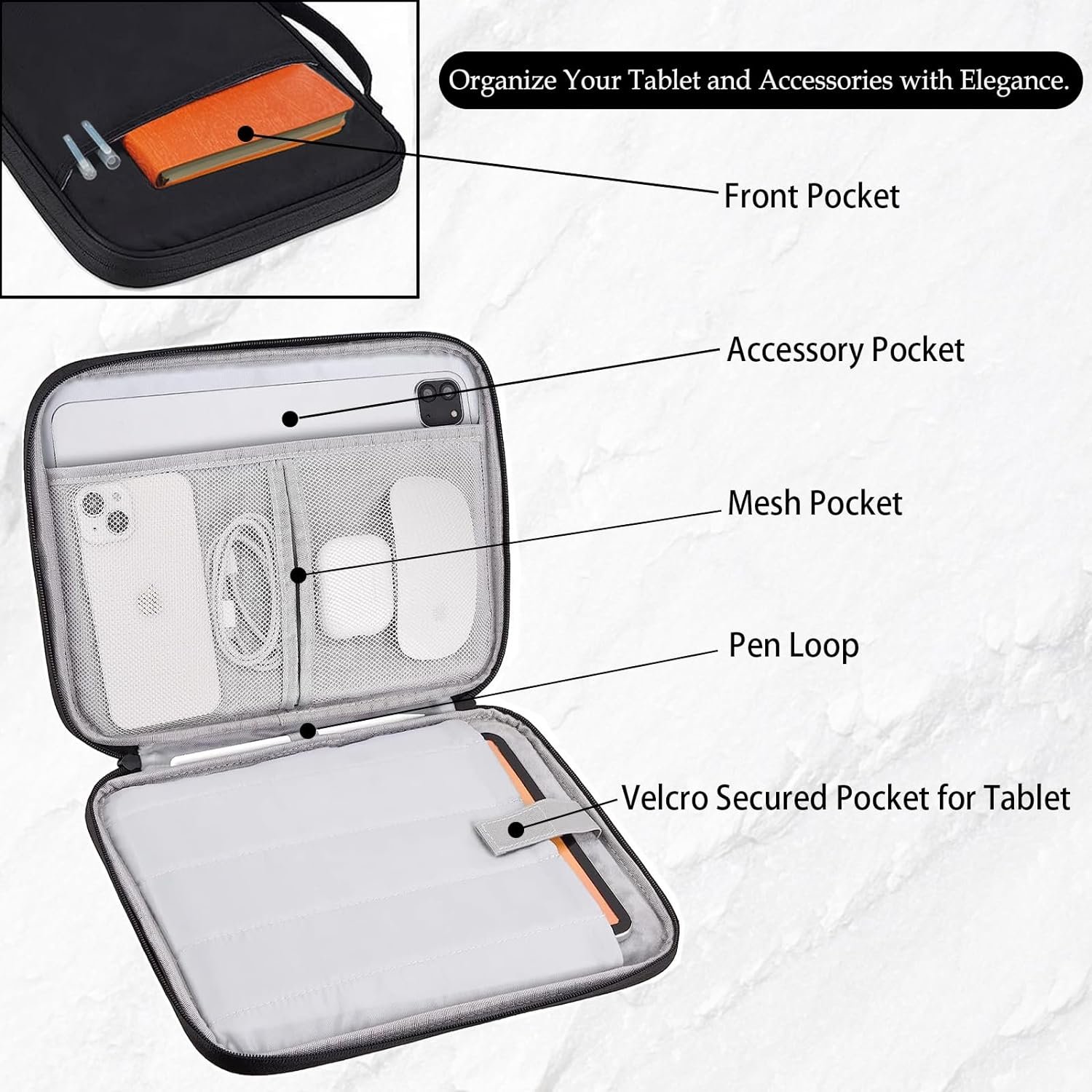 13 inch Laptop Sleeve Case Cover Portable Pouch Bag keyboard Sleeve Protective Pouch 9-11 inch Tablet Sleeve Bag Tablet Case Bag