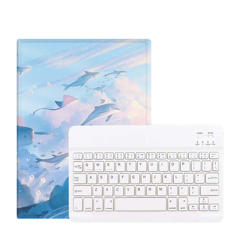 Pencil Holder Case With Keyboard For ipad 10.2/10.5/pro 11