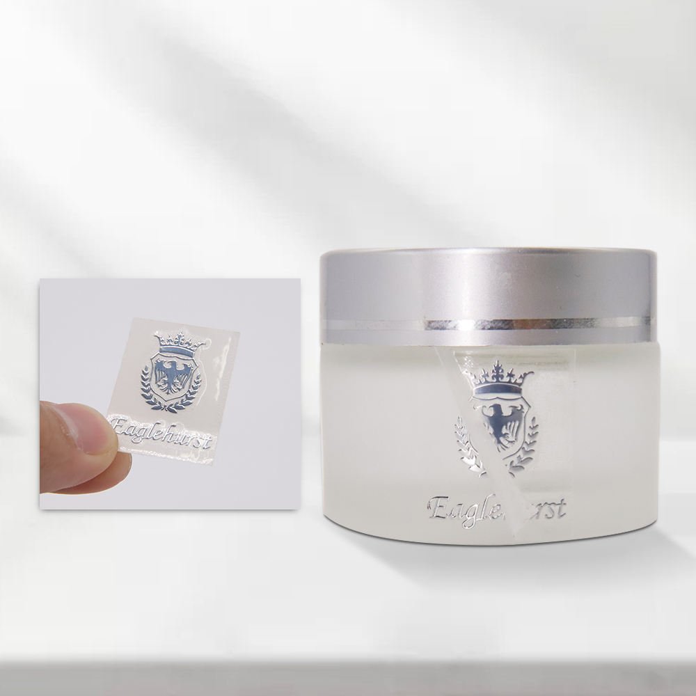 Transfer Printing Permanent Adhesive Packaging Label Stickers Waterproof Vinyl Custom Logo 3 D UV Transferring Sticker