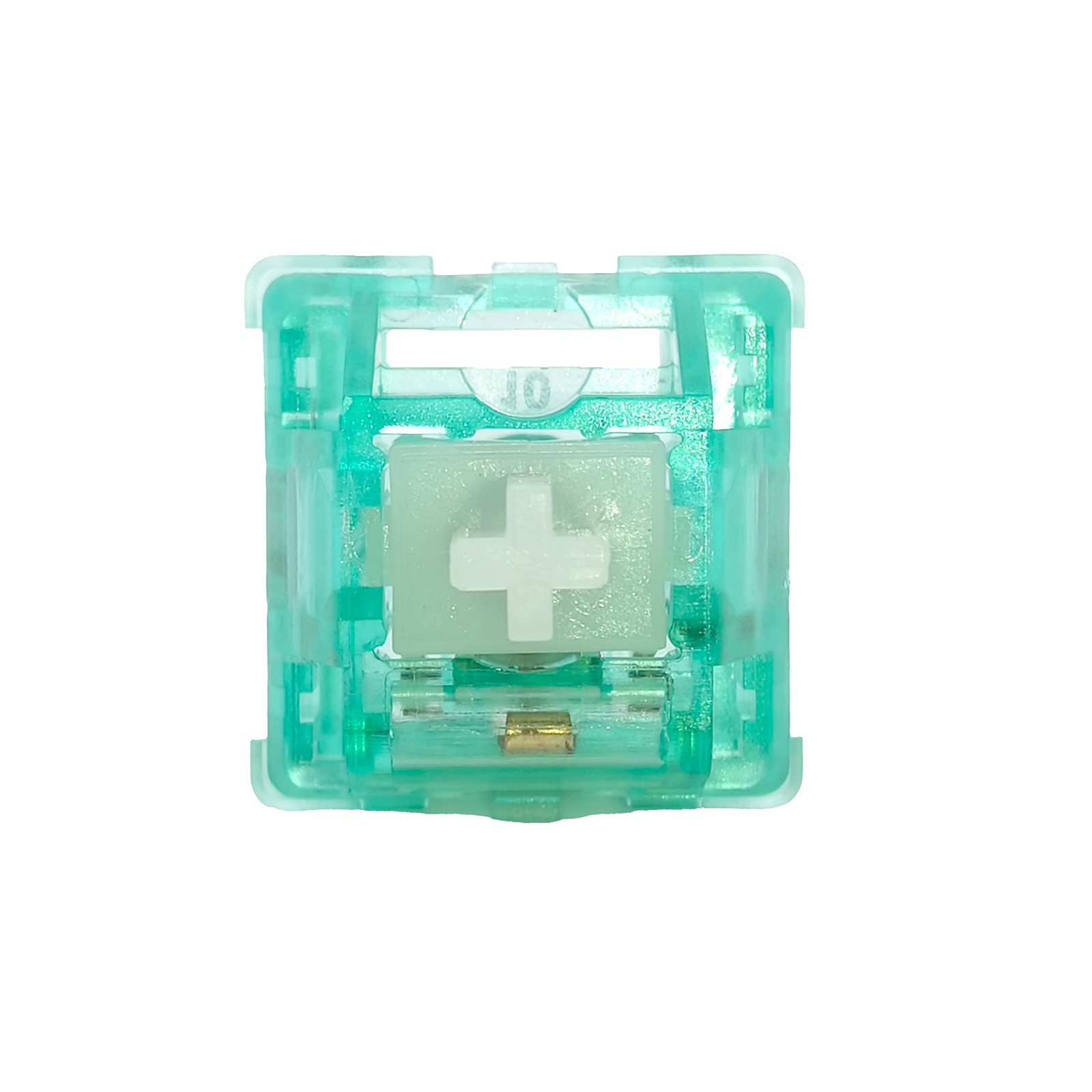 TECSEE Free Samples Ice Mint Keyboard Mechanical Switch 63.5g Double Gold Spring Replacement RGB Personalized Keyboard Switches