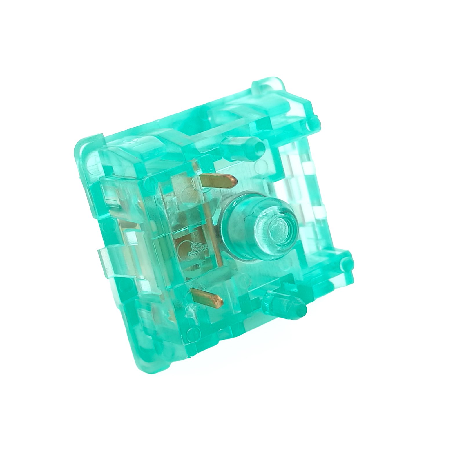 TECSEE Free Samples Ice Mint Keyboard Mechanical Switch 63.5g Double Gold Spring Replacement RGB Personalized Keyboard Switches