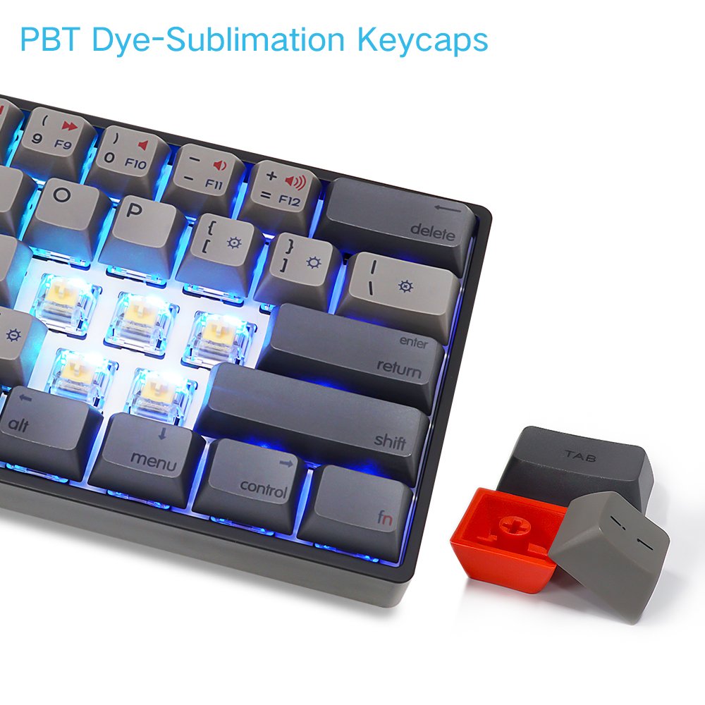Hot sell skyloong GK61Gateron switch 60% rgb mechanical keyboard