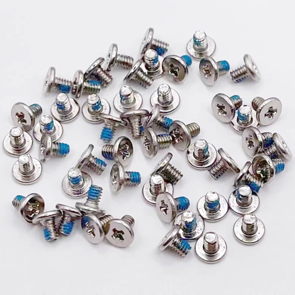 laptop Screw Black zinc plated glued dispense lock computer Screws M2.5*3 mm bottom case keyboard lcd cover screw black sliver