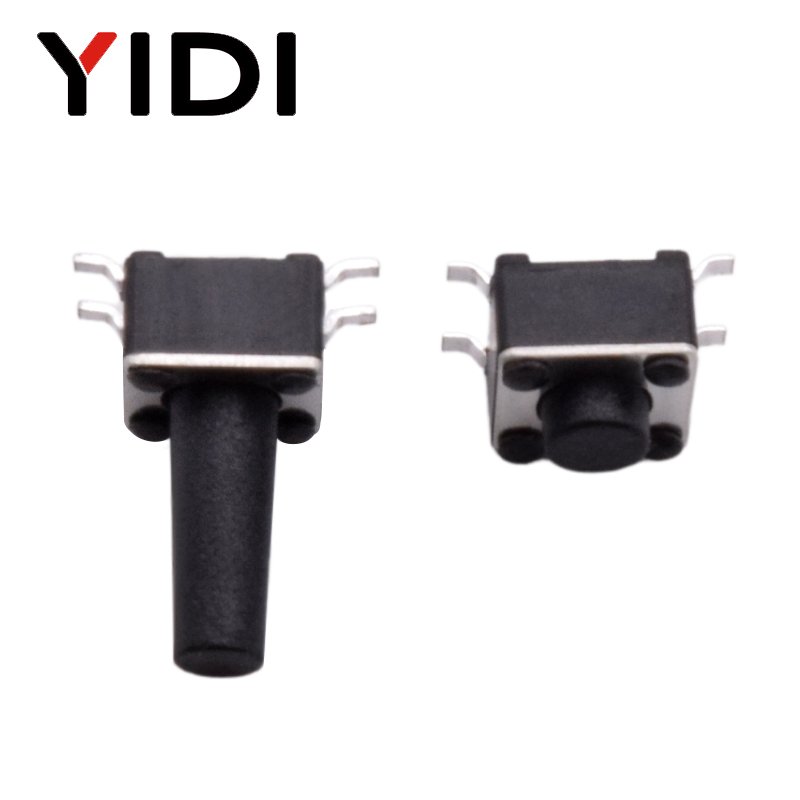 Miniature 4pin 4.5x4.5 SMD Micro Dip Tactile Tact Push Button The ON OFF Switch SMT Panel PCB Momentary 4mm 8mm 10mm 12mm Height