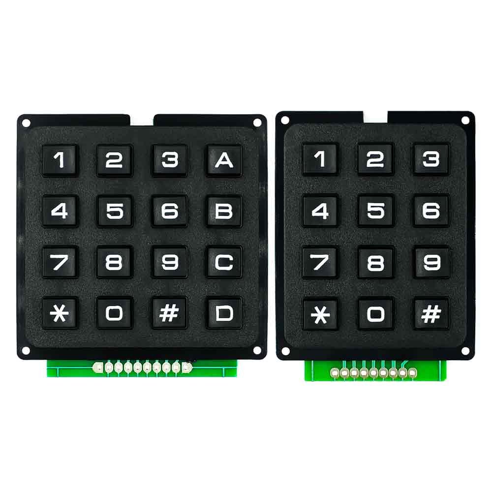 3x4 Matrix Keyboard Module 4*3 Matrix Array Keypad Module 12 Keys Button Switch for DIY