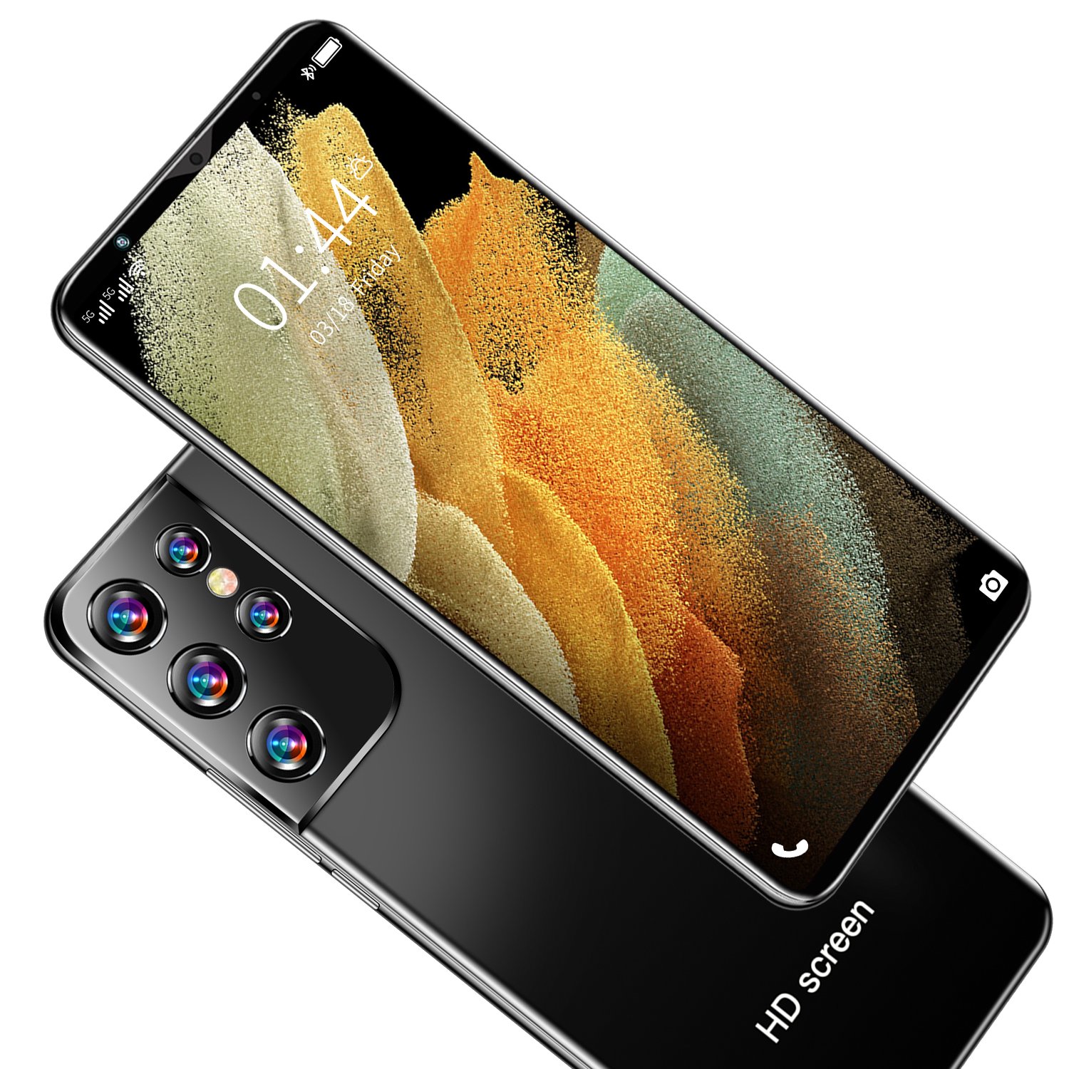 HSDF-S21+ Ultra 12GB+512GB phones mobile 5G android12 MEMORY 6.38 inch HD Screen Dual SIM Deca Core mobile phone