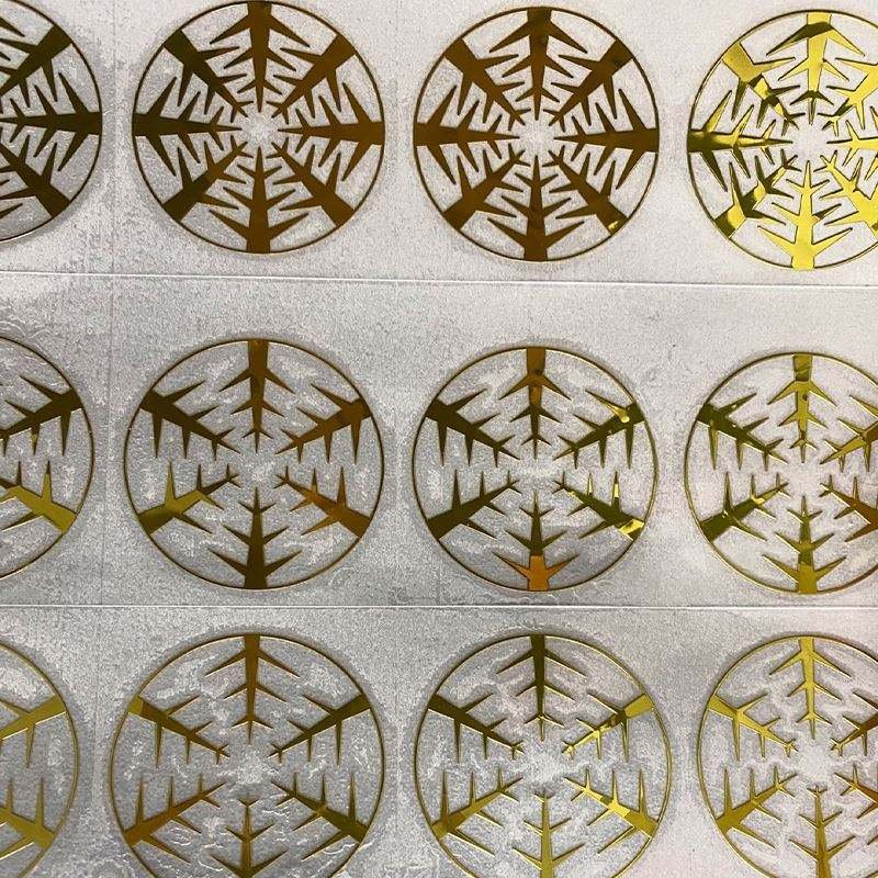 Custom waterproof clear gold foil heat transfer electroforming metal 3D label logo uv decal vinyl transfer sticker sheet