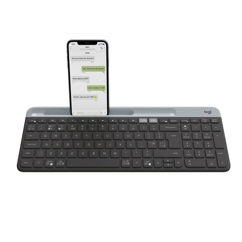 Custom Russian Logitech K580 Switches Ergonomic Office Usb Pc Mobile Phone Computer Laptop BT Tablet Wireless Keyboard For Ipad