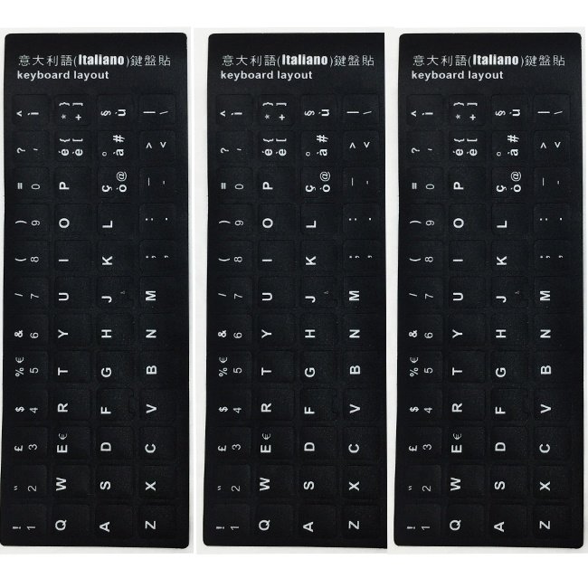 Wholesale customized Thai design laptop keyboard stickers for All Languages