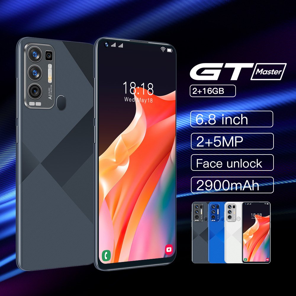 GT master new cross - Border face Unlock, True Fingerprint perforated High - Definition Android smartphone