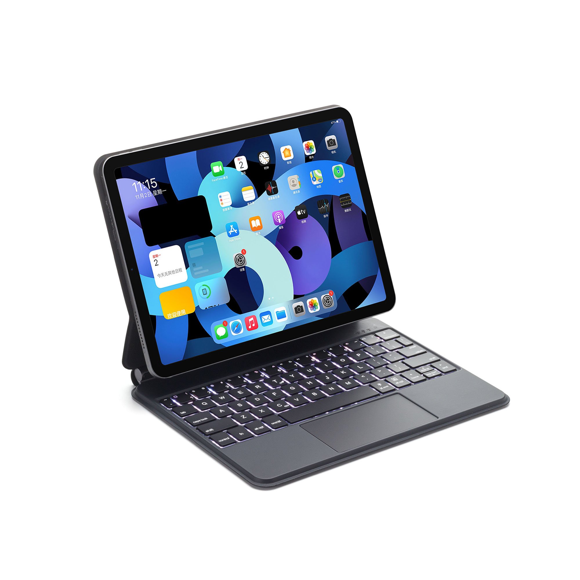 Magic Keyboard For Apple iPad Pro 11 12.9 inch Air 4 5 Tablet Laptop Smart Keyboards Case Cover Magnetic Backlight Touchpad